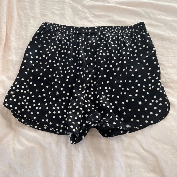 Stella McCartney polka dot celana silk pajama casual pull on shorts small - Picture 4 of 9